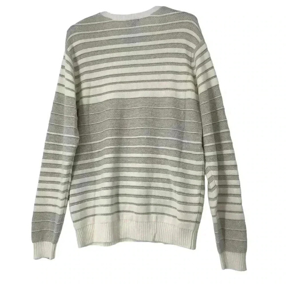 PETER MILLAR MEN’S XL MERINO WOOL MIDI STRIPE CREWNECK SWEATER NWT CLASSIC FIT - Picture 4 of 16